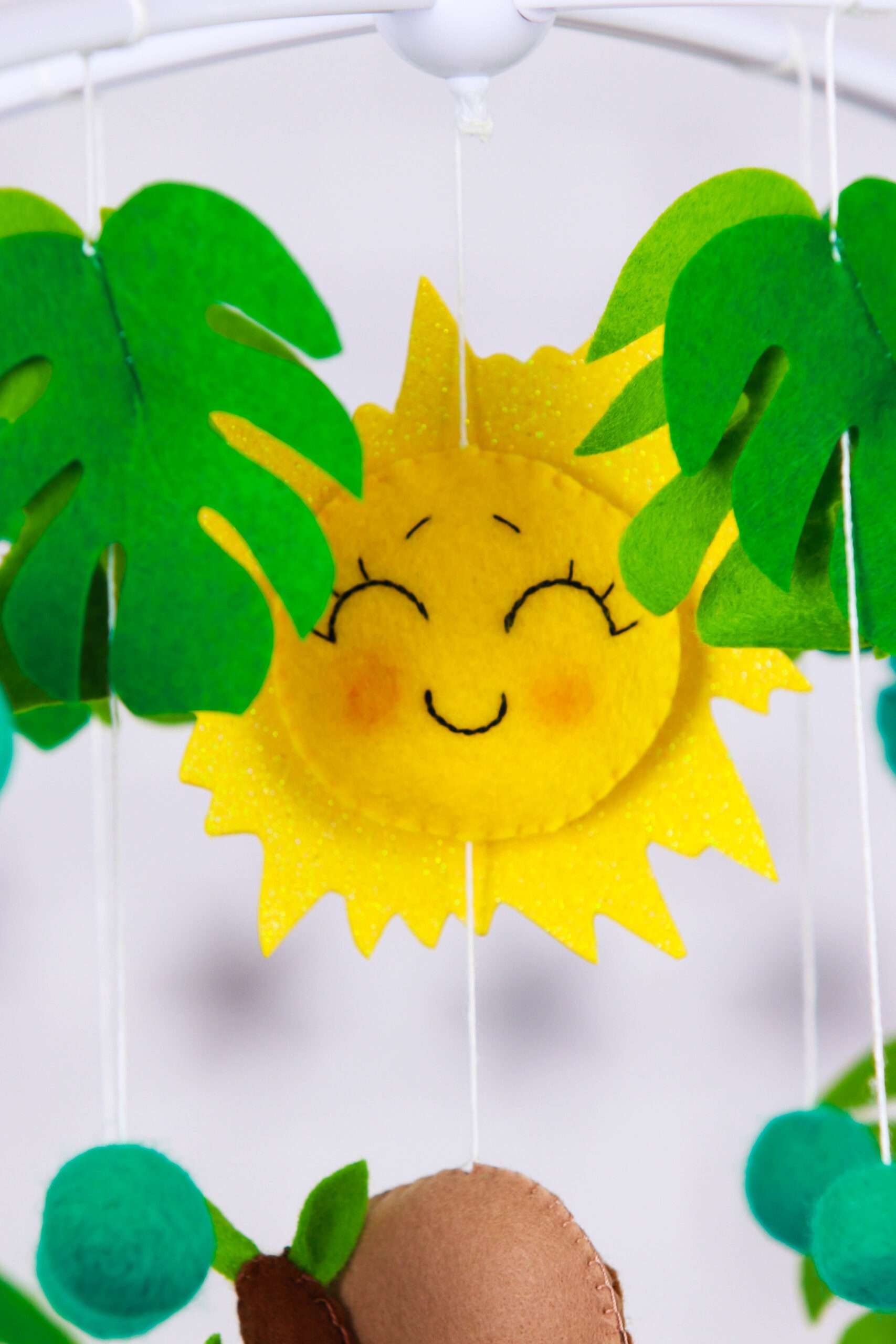 Мобіль на ліжечко WoollyFox «Веселі лінивці» - Зображення 3