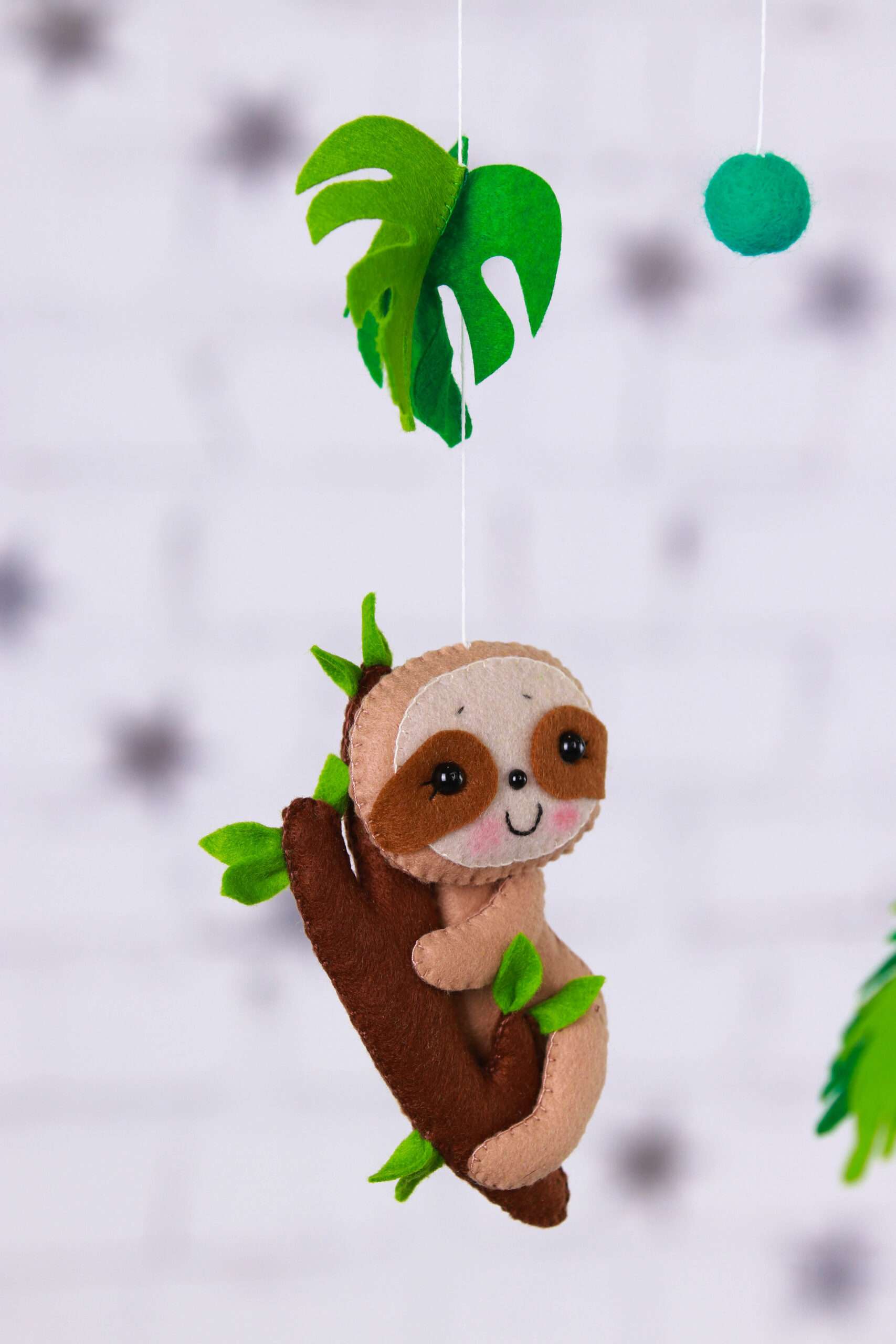 Мобіль на ліжечко WoollyFox «Веселі лінивці» - Зображення 2