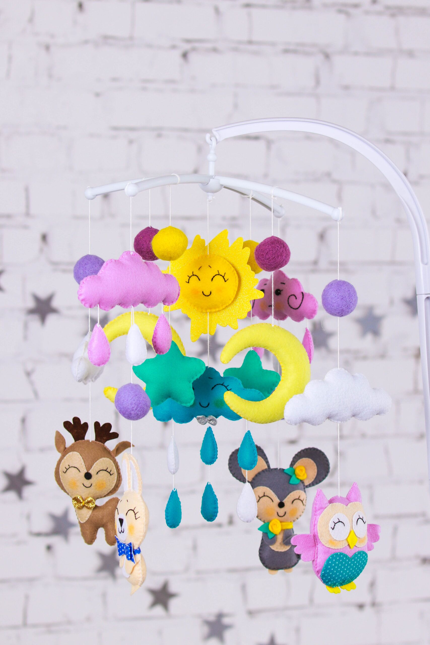 Мобіль на ліжечко WoollyFox «Сонячні сни»