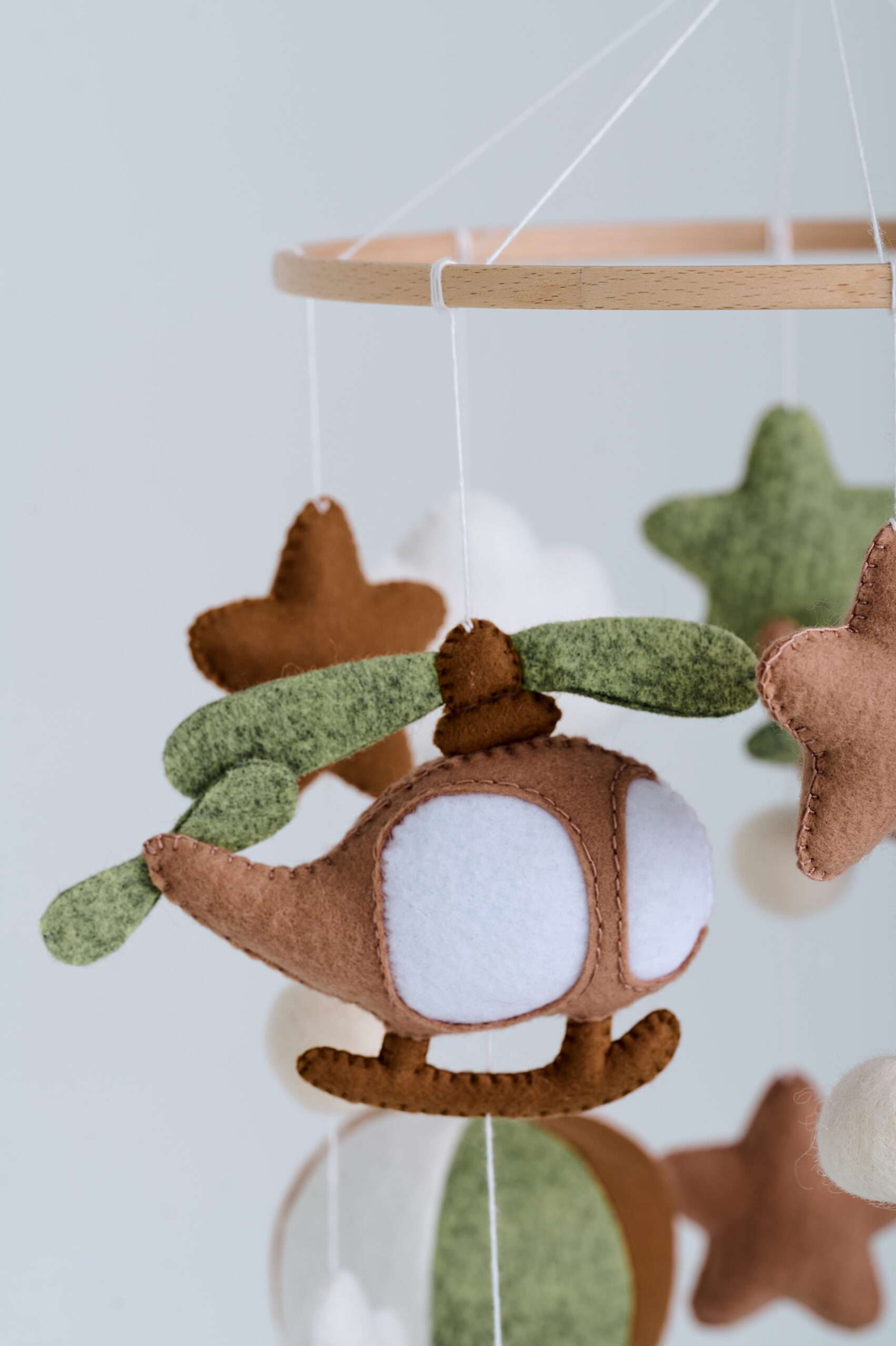 Дитячий мобіль на ліжечко «Ведмедик-льотчик» - Зображення 12