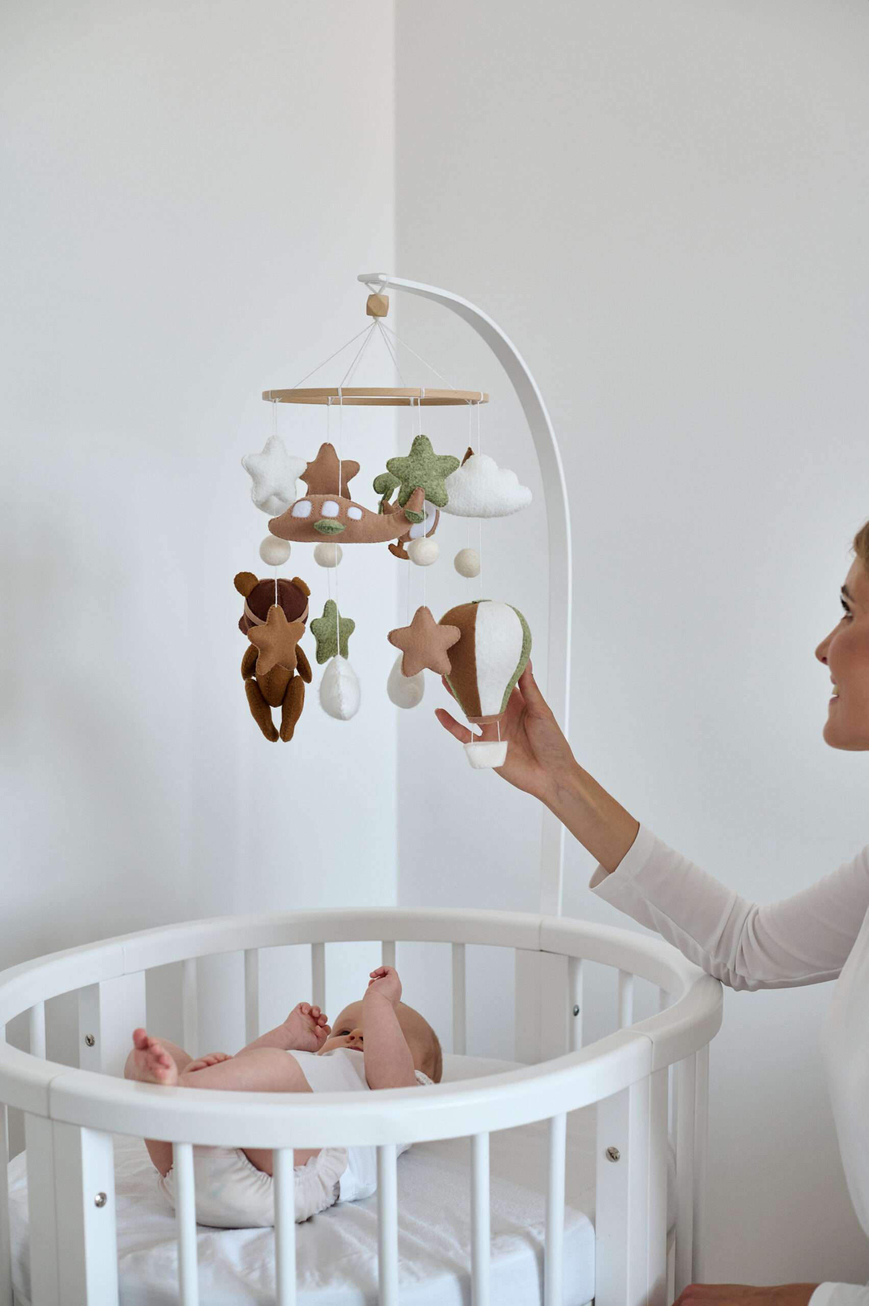 Дитячий мобіль на ліжечко «Ведмедик-льотчик» - Зображення 8