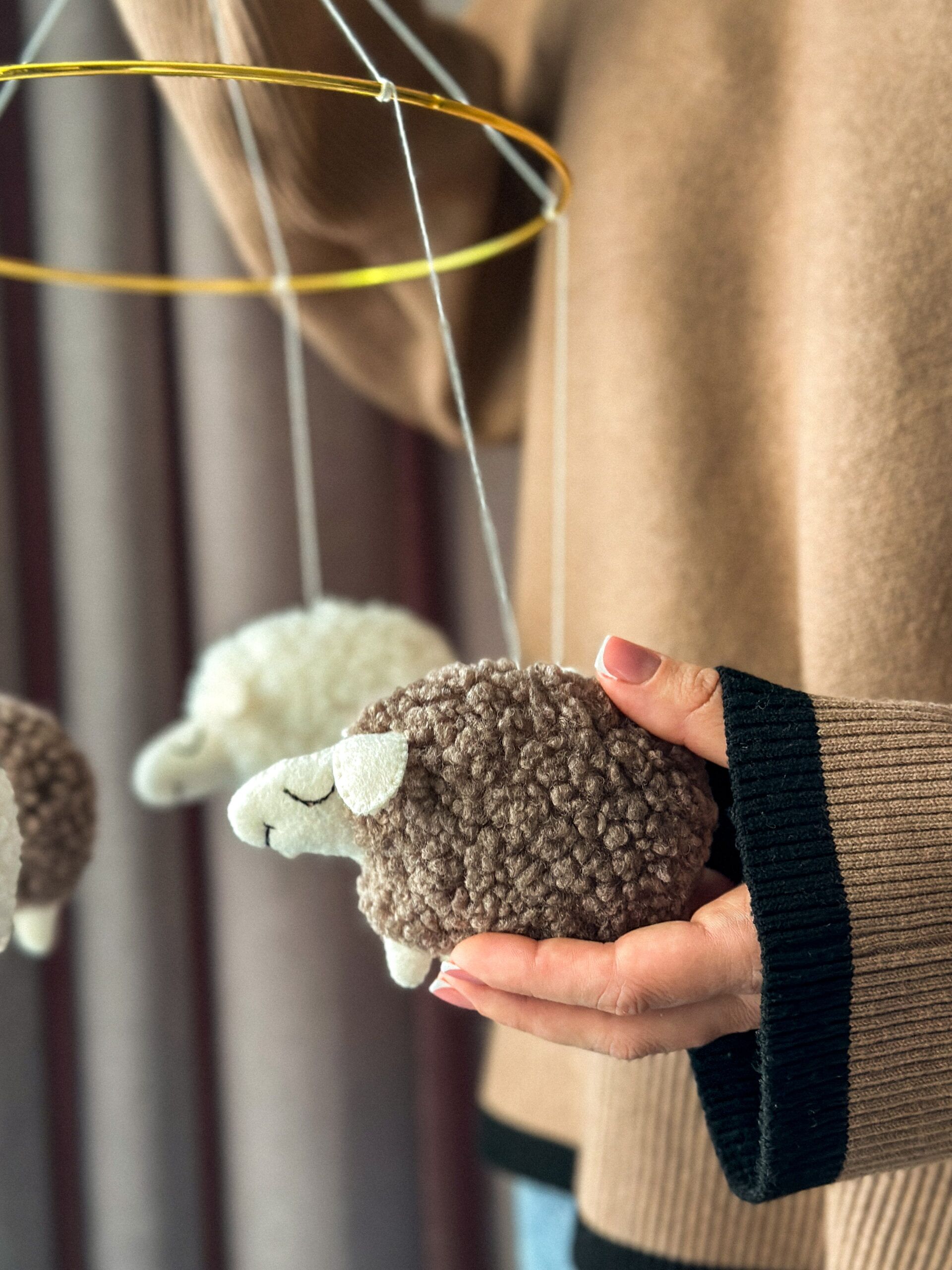 Мобіль на ліжечко для немовлят Овечки - Зображення 3